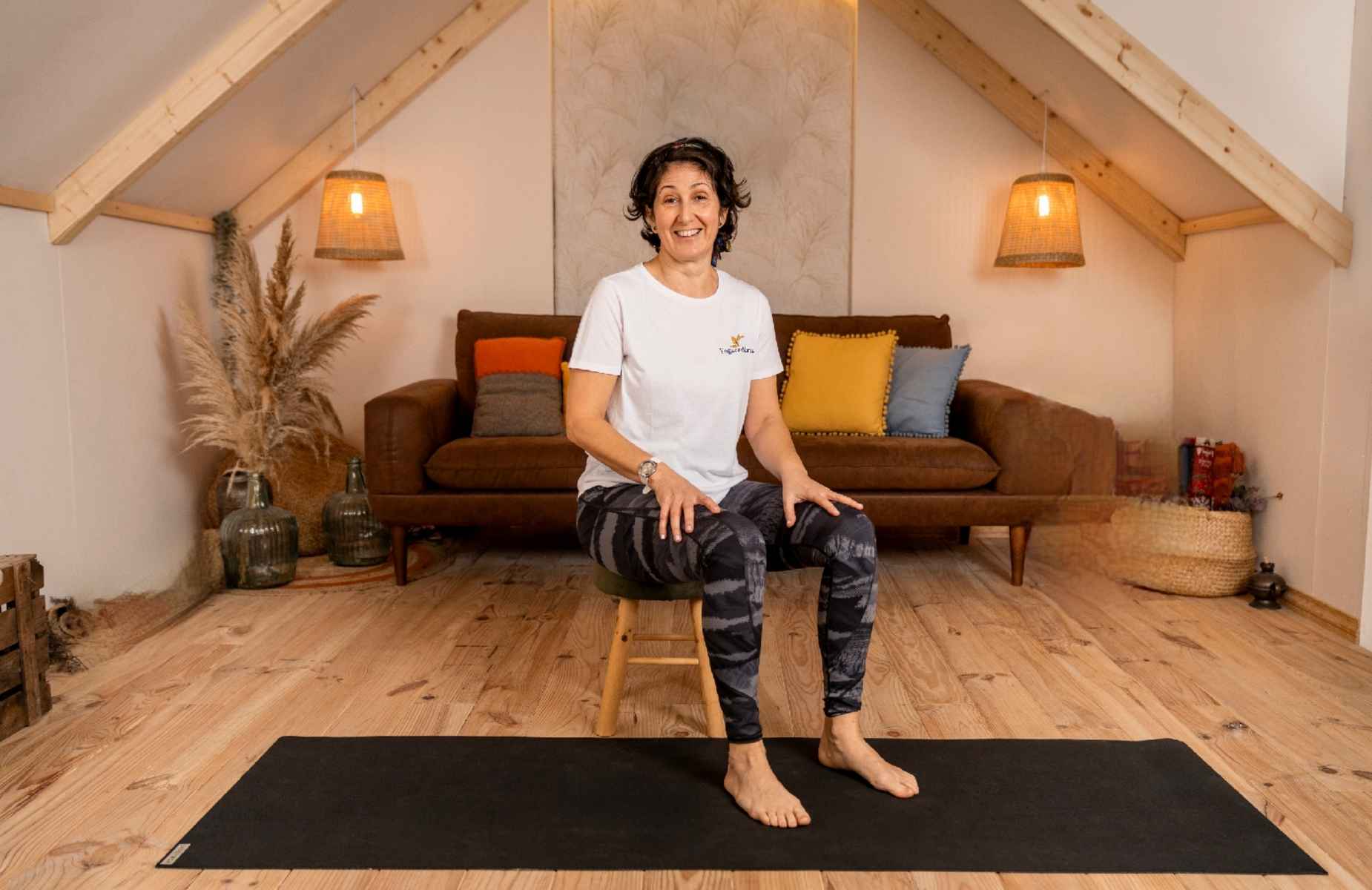 Online gentle yoga class