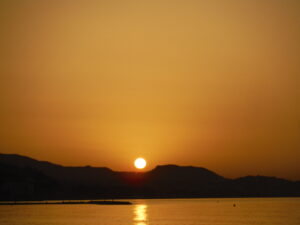 atardecer
