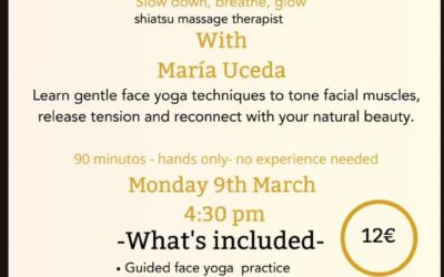Face Yoga Workshop at Morera Dulcería, Secadero, Casares, Málaga